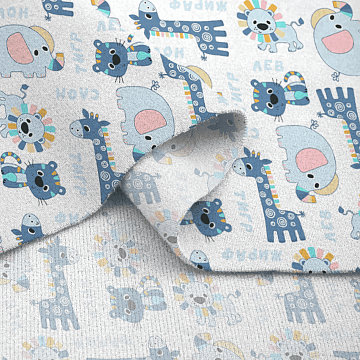 Фланель 90 см б/з 29202-1 Ребятки