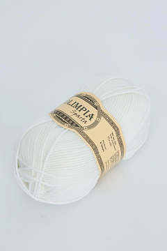 Пряжа для ручного вязания Olimpia Sparta цв.IR1 белая 5шт*100г