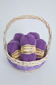 Пряжа для ручного вязания Olimpia Sparta цв.IR24 сирень 5шт*100г