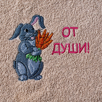 Полотенце махровое Fine Line ОМ-3 Кроличье счастье