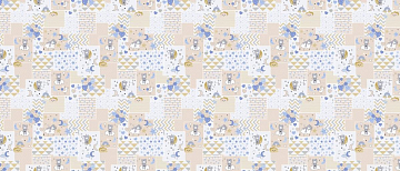 Ситец 95 см 29023-7 Мишки в облаках