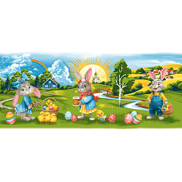 Полотно вафельное 150 см наб 29470-1 Светлый день