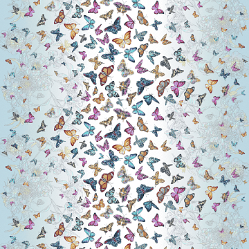 Бязь Премиум 150 см 13091-1 Бабочки