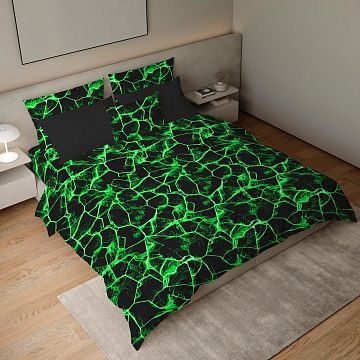 Перкаль 220 см наб 7251-1 Неоновое небо НЕОН