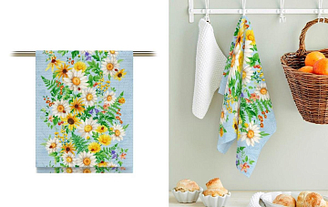 Полотно вафельное 50 см 5637-1 Летний день