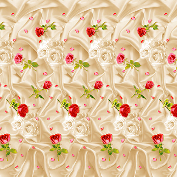 Бязь наб 220 см Премиум 6259-1 Золотой будуар