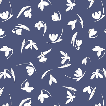 Перкаль 150 см наб 64011-1 Галантус синий