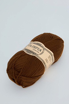 Пряжа для ручного вязания Олимпия Спарта/Olimpia Sparta цв.IR14 шоколад 5шт*100г