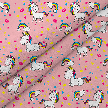 Фланель 90 см 29145-2 Лошадки