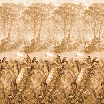 Перкаль 220 см наб 72007-1 Золотой лес