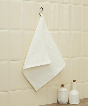 Полотенце махрово-вафельное Fine Line Кремовый