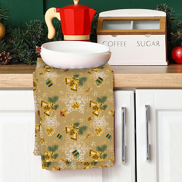 Полотенце вафельное Все ДOMA/Vse DOMA 60320-1 Сказочное Рождество