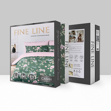 КПБ Fine Line Сатин 50377-1/24500-51 Английский сад