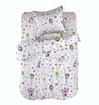 КПБ WENGE BABY Перкаль 60089-1 Princess and dragon