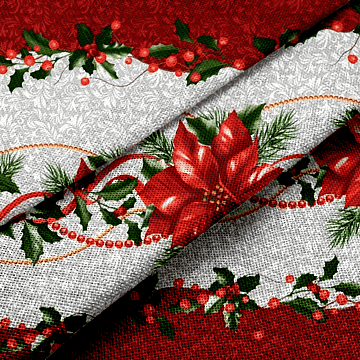 Дорожка 50 см 30028-1 Новогодняя дорожка