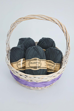 Пряжа для ручного вязания Olimpia Nika цв.G19 дымка 5шт*100г