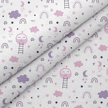 Фланель 90 см б/з 29155-3 Шарики