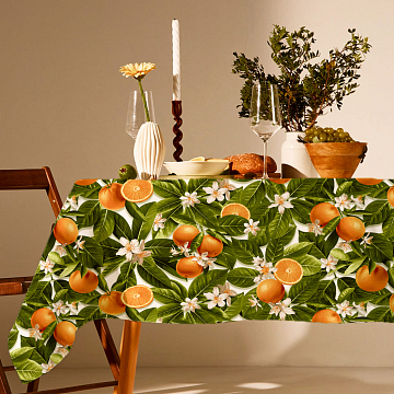 Рогожка 150 см наб арт. 904 29426-1 Апельсины