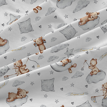 Перкаль 150 см наб 13518-1 Сладких снов