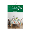 Скатерть рогожка Fine Line 62020-1 Снегири
