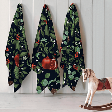 Рогожка 150 см наб арт. 904 29294-1 Гранатовый сад