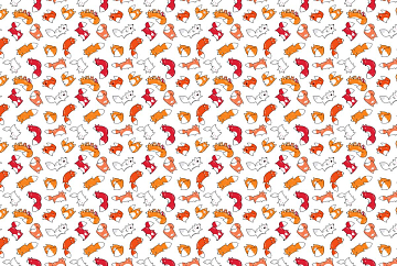 Ситец 95 см набивной 29152-1 Лисята