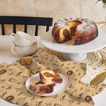 Полотно вафельное 50 см наб 29499-1 Кофе-брейк