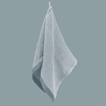 Полотенце вафельное ЛЮМИНАРА/LUMINARA, FINE LINE, серо-голубой, коллекция ЭЛТОН/ELTON