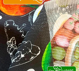 Ткань для шитья: вафельное полотно 50х220 см 175 г/кв.м