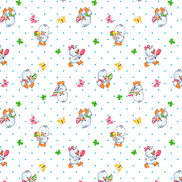 Фланель 90 см 5448-5 Утята