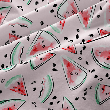 Бязь Комфорт 150 см наб 13284-2 Арбузики