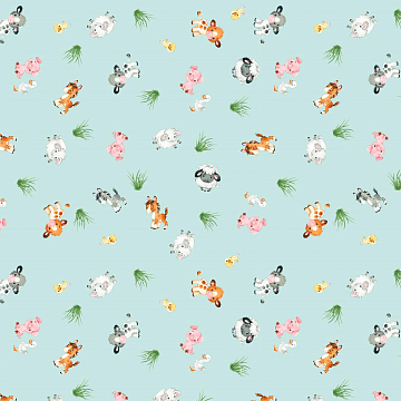 Перкаль 150 см наб 13483-2 Веселая ферма