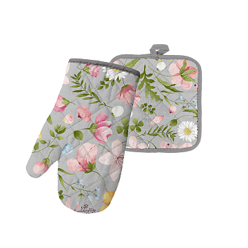 Набор из рогожки прихватка, рукавица Все ДOMA/Vse DOMA 60359-1 Офелия