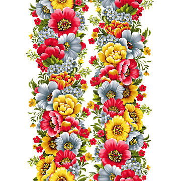 Дорожка 50 см наб 29408-1 Жостовская дорожка