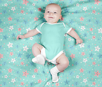 Фланель 90 см наб 64045-1 Космик голубой компаньон