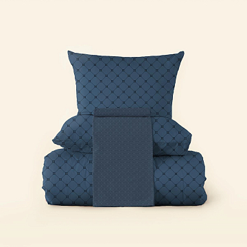 КПБ Fine Line Перкаль 50118-2/50168-2 Полуночный сапфир Арт