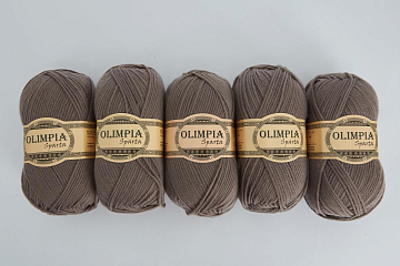Пряжа для ручного вязания Олимпия Спарта/Olimpia Sparta цв.IR11 туман 5шт*100г
