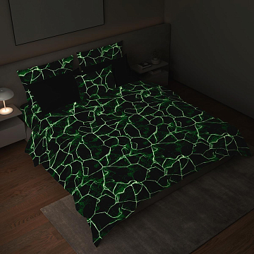 Перкаль 220 см наб 7251-1 Неоновое небо НЕОН