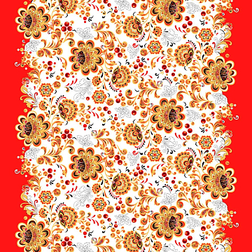 Рогожка 150 см наб арт. 904 29407-1 Новая хохлома