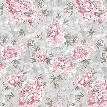 Перкаль 220 см наб 50042-1 Пионовый сад