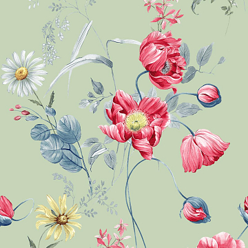 Бязь Премиум 220 см наб 50244-3 Дэйзи