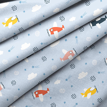 КПБ WENGE BABY Перкаль 60084-1 Airplanes