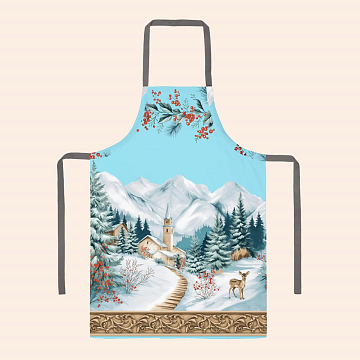 Фартук рогожка Все ДOMA/Vse DOMA 60323-1 Лес чудес