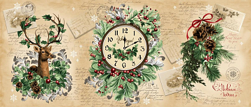 Рогожка 150 см наб арт. 904 29288-1 Чудесное время