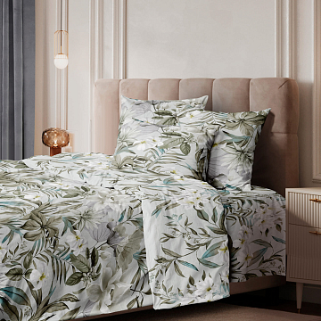 Перкаль 220 см 6984-1 Серебряный лотос