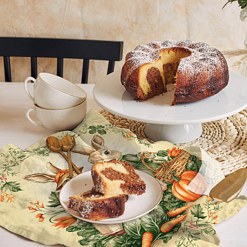 Полотно вафельное 50 см наб 29441-2 Кролики