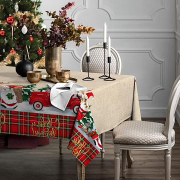 Рогожка 150 см наб арт. 904 29290-1 Новогодние приключения