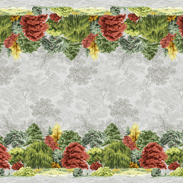 Рогожка 150 см наб арт. 904 29448-1 Осень