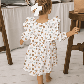 Фланель 90 см 29149-1 Мишки