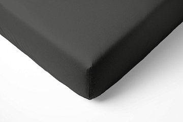Простыня трикотажная на резинке Fine Line графит